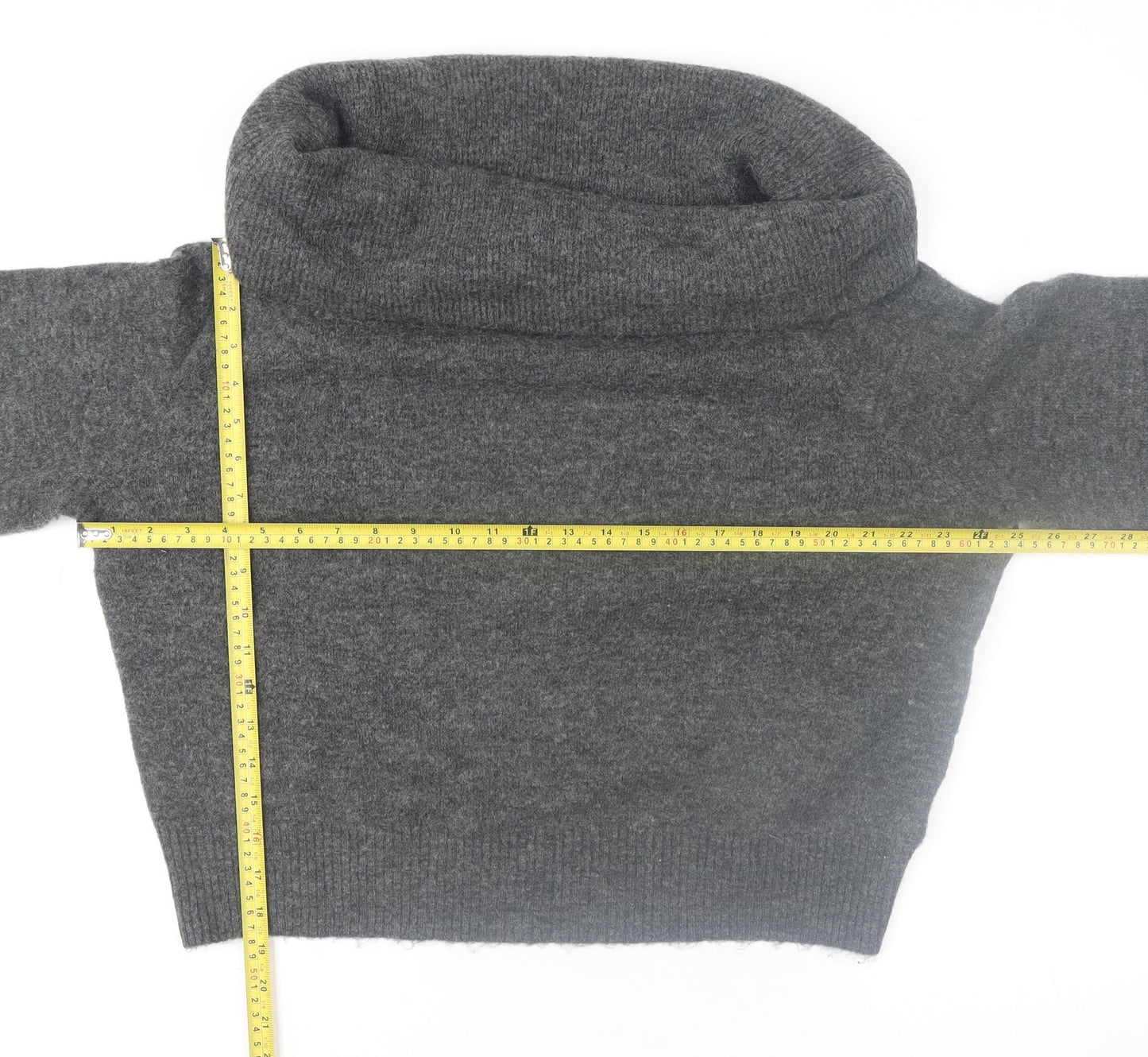 Womens UK Size 12 H&M Grey Pullover Jumper