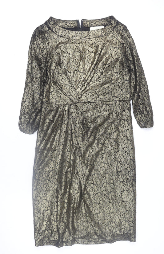 Womens UK Size 14 Gill Harvey Collection Sheath Dress