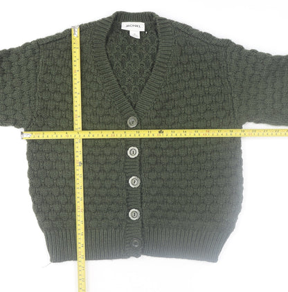 Womens UK Size XS Monki Green Cardigan Jumper
