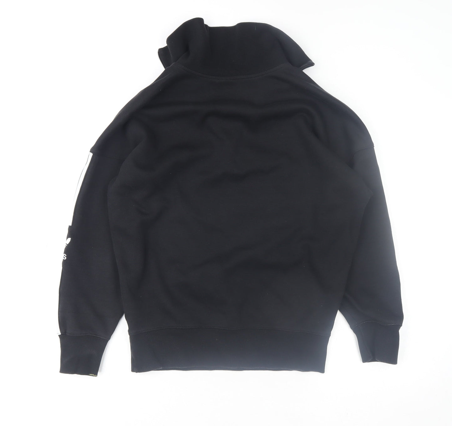 Mens UK Size S adidas Black 1/2 Zip Sweatshirt