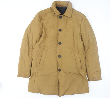Mens UK Size 36 Guards London Brown Overcoat