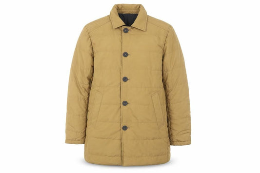 Front view of Guards London women’s brown 36 regular polyester overcoat
