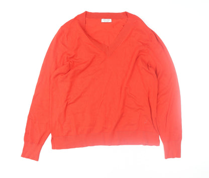 Womens UK Size 16 JD Williams Red Pullover Jumper