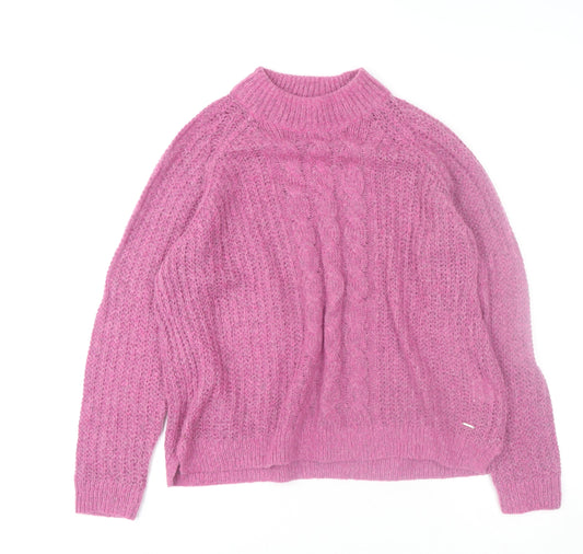 Womens UK Size L Country Casuals Pink Pullover Jumper