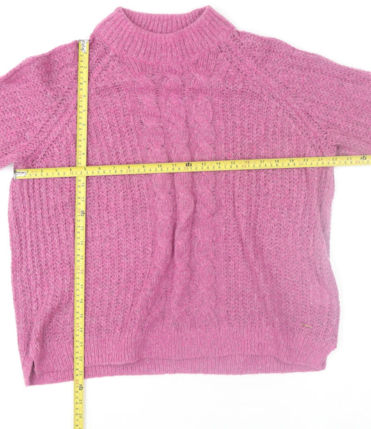 Womens UK Size L Country Casuals Pink Pullover Jumper