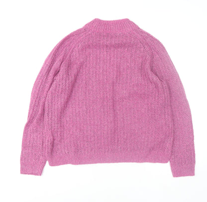 Womens UK Size L Country Casuals Pink Pullover Jumper