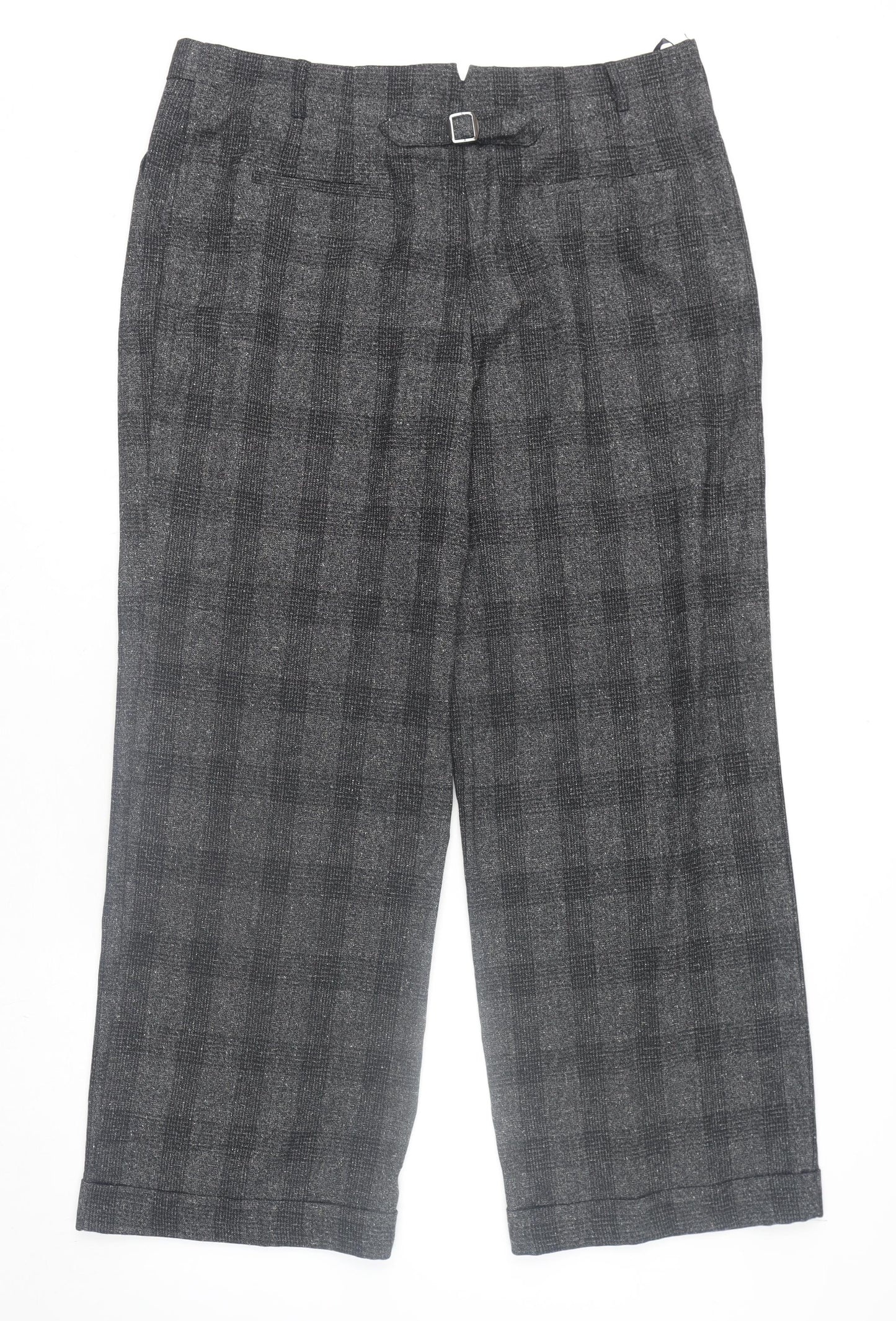 Womens UK Size 18 NEXT Regular Fit Dress Pants Grey Trousers