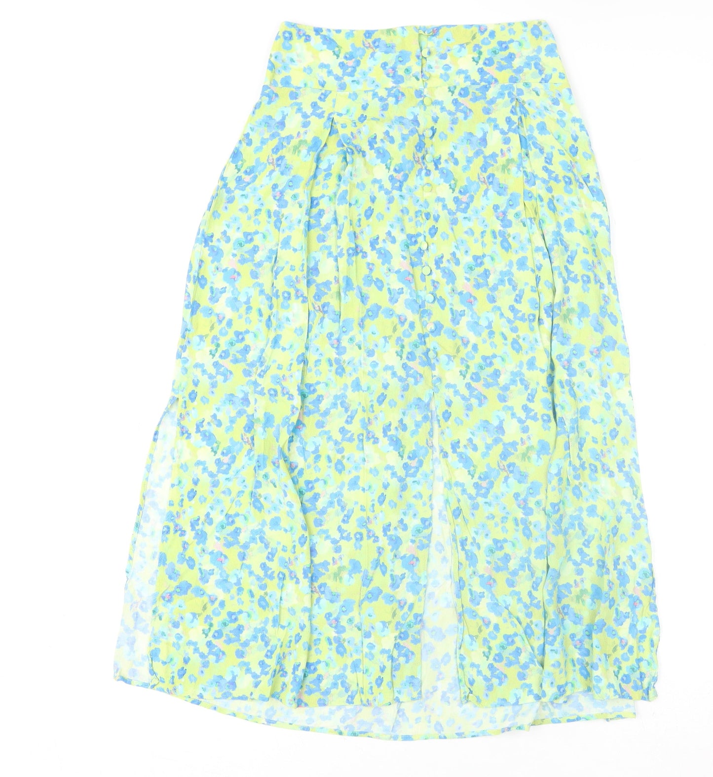 Womens UK Size S Gallery A-Line Chiffon Skirt