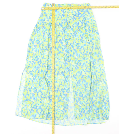 Womens UK Size S Gallery A-Line Chiffon Skirt