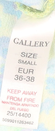 Womens UK Size S Gallery A-Line Chiffon Skirt