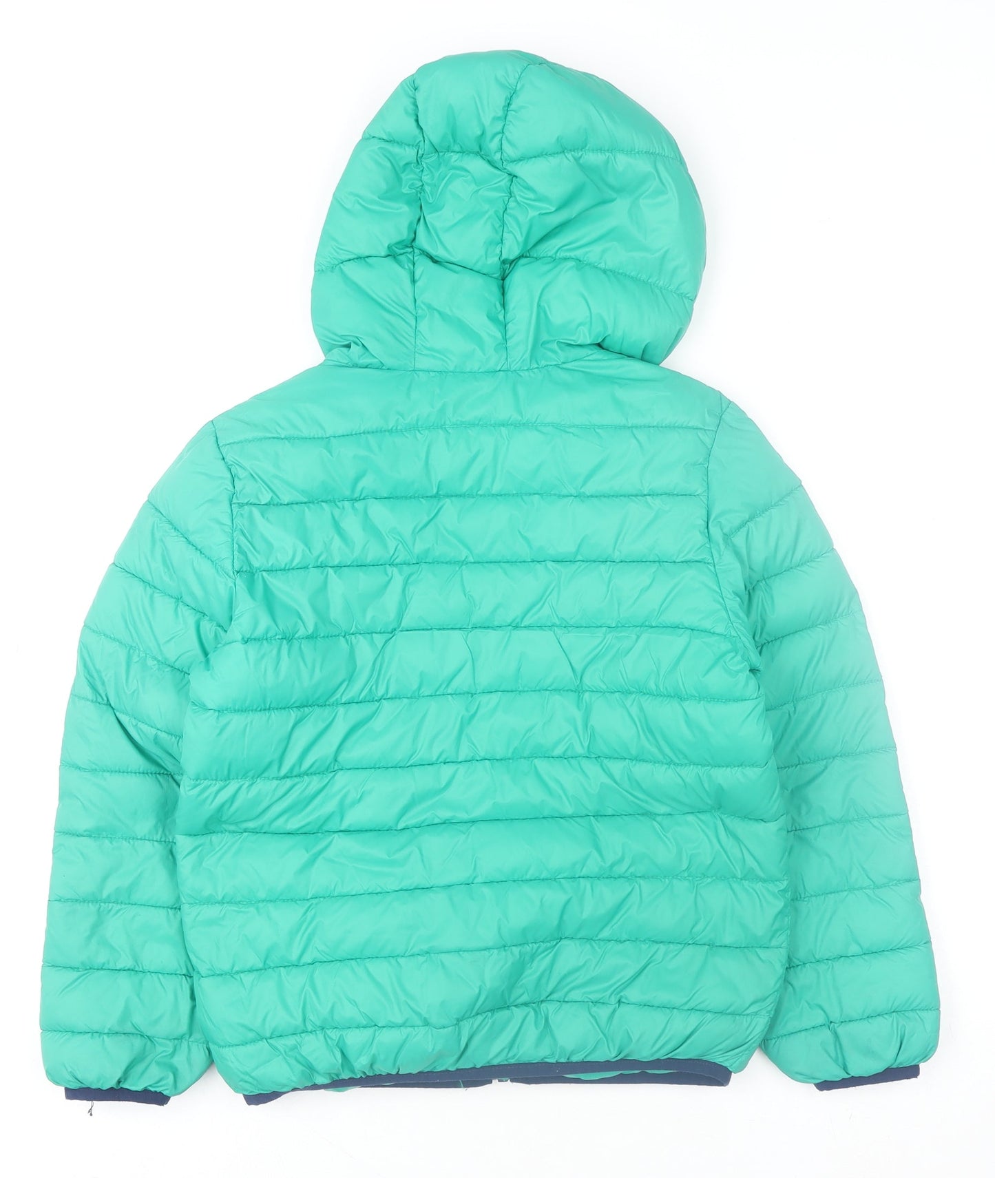 Boys UK Size 8-9 Years United Colors of Benetton Green Puffer Jacket