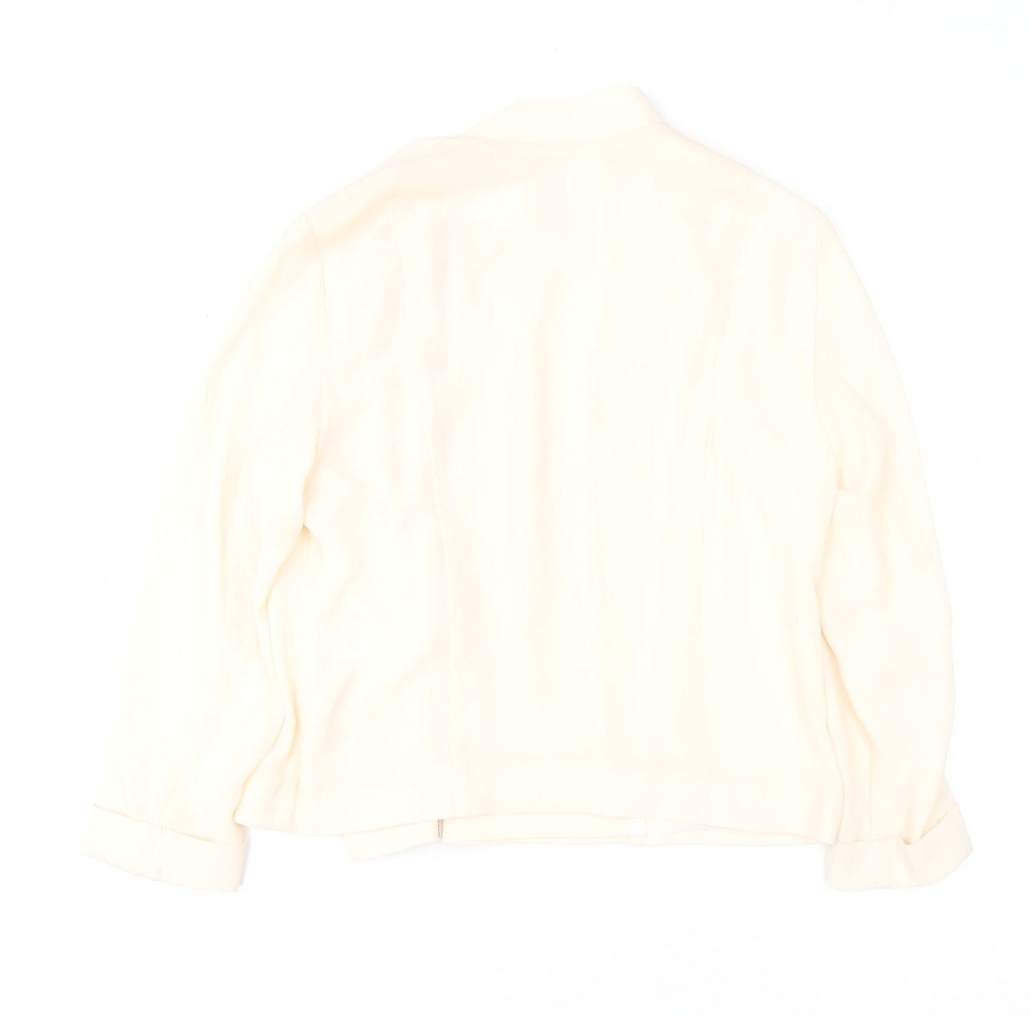 Womens UK Size 12 River Island Ivory Classic Blouse