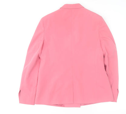 Womens UK Size 12 Topshop Regular Pink Blazer