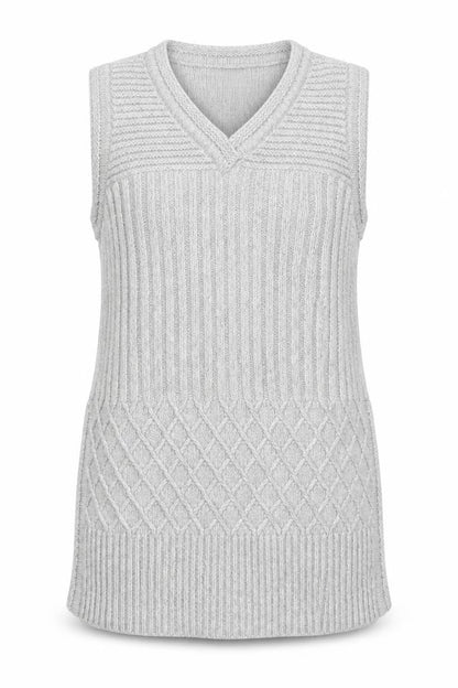 Womens UK Size XL Adrienne Vittadini Grey Tunic Tank