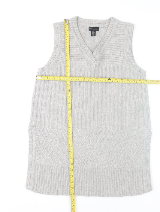 Womens UK Size XL Adrienne Vittadini Grey Tunic Tank