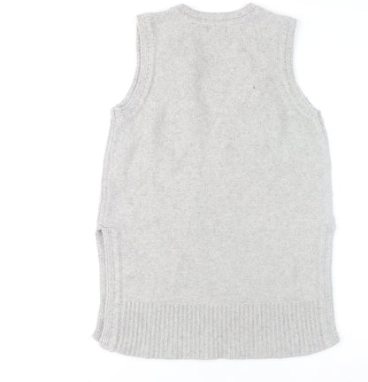 Womens UK Size XL Adrienne Vittadini Grey Tunic Tank