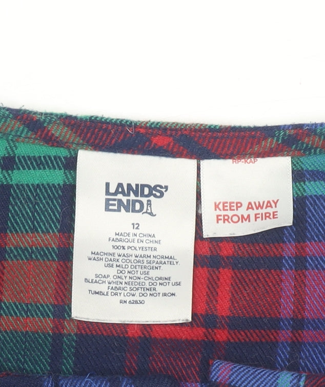 Womens UK Size 12 Lands' End Multicoloured Tunic Blouse
