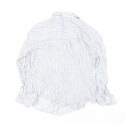 Womens UK Size XL VERO MODA White Basic Button-Up