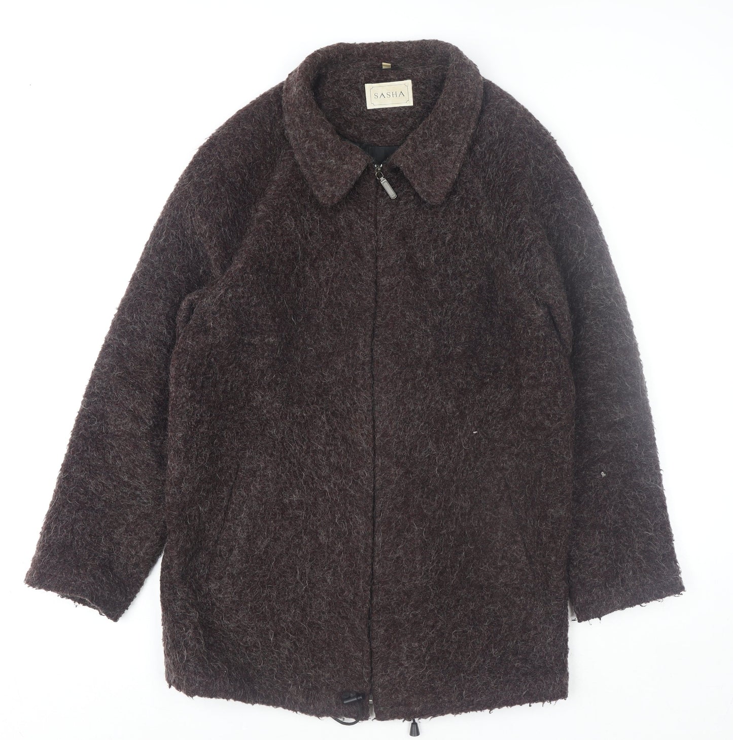 Womens UK Size 12 Sasha Brown Overcoat