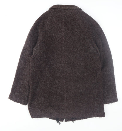 Womens UK Size 12 Sasha Brown Overcoat