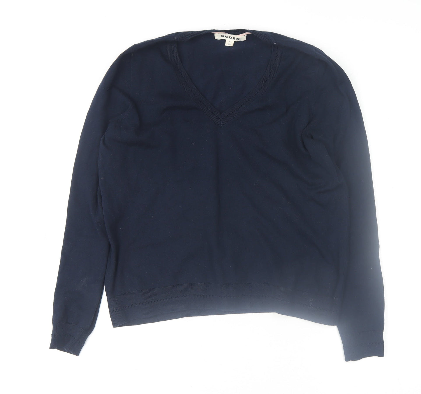 Womens UK Size M Boden Blue Pullover Jumper