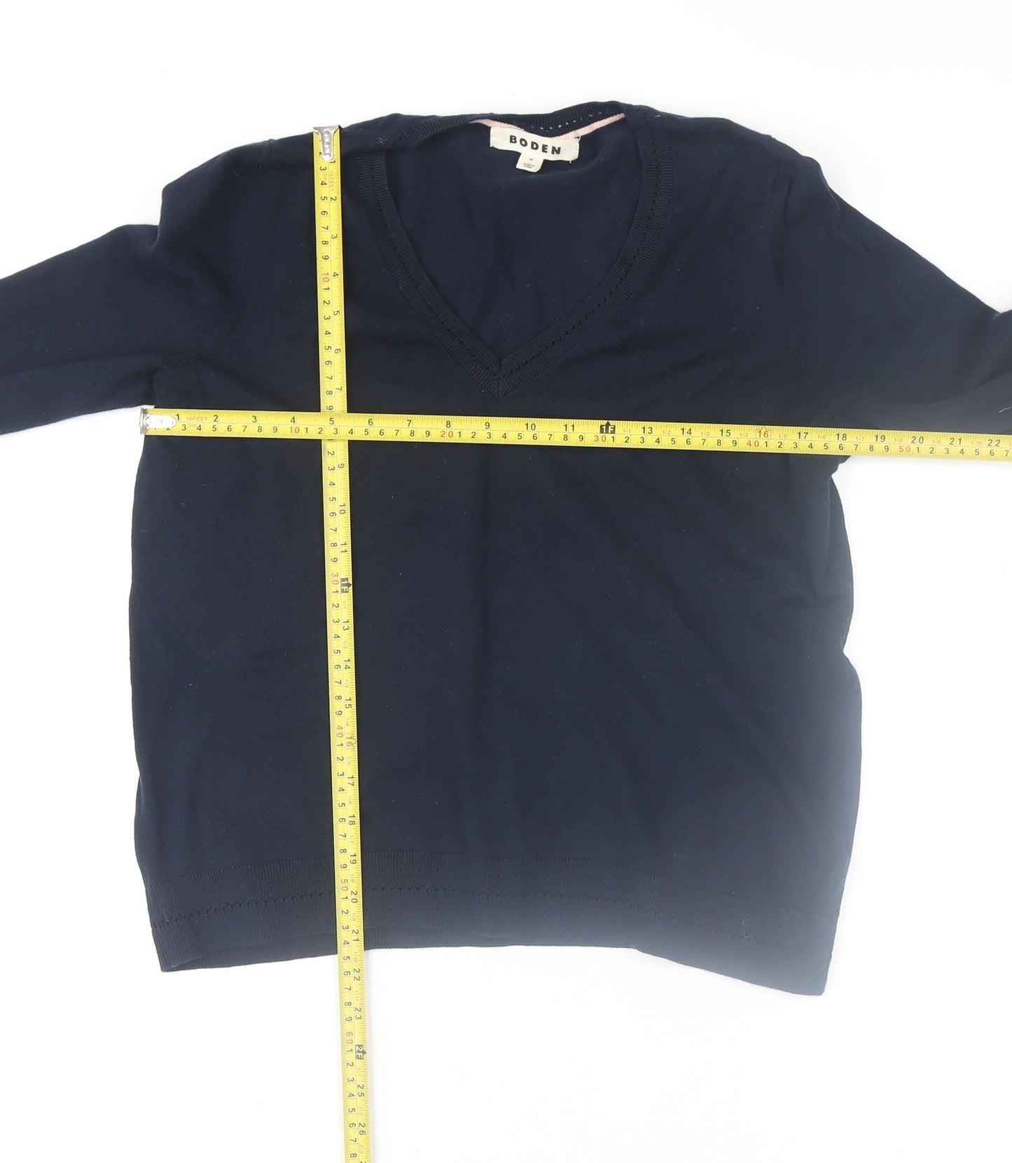 Womens UK Size M Boden Blue Pullover Jumper