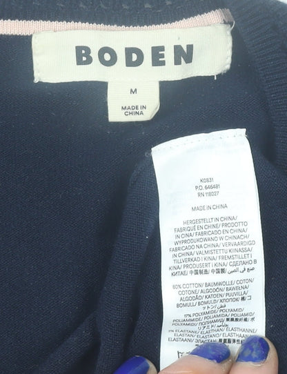 Womens UK Size M Boden Blue Pullover Jumper