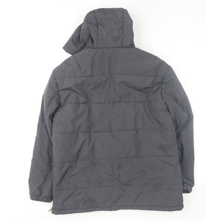 Boys UK Size 164 MNG Grey Anorak Coat