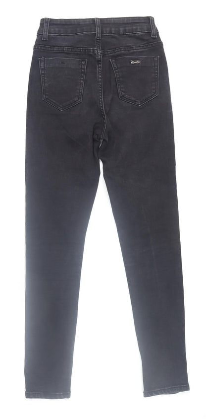 Womens UK Size 27 Cudi Jeans Slim Fit Skinny Black Jeans