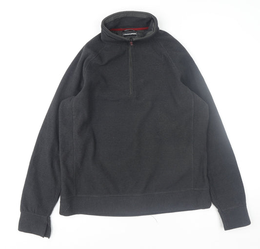 Mens UK Size L Craghoppers Black Pullover Sweatshirt