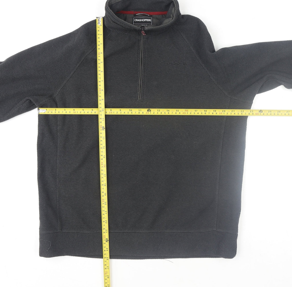 Mens UK Size L Craghoppers Black Pullover Sweatshirt