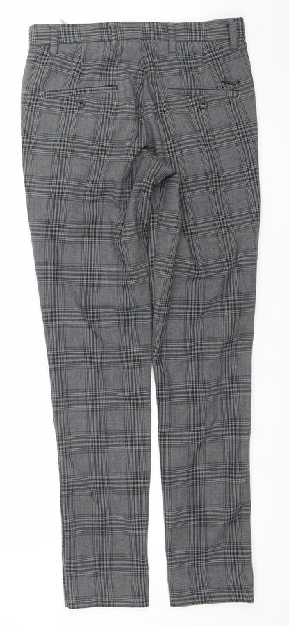 Mens UK Size 29 32 JACK & JONES Slim Fit Chino Grey Trousers