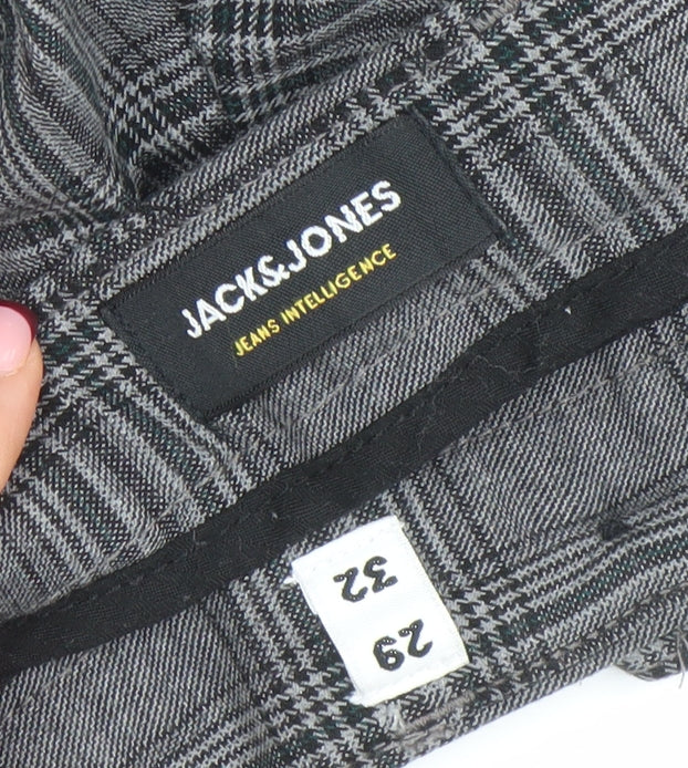 Mens UK Size 29 32 JACK & JONES Slim Fit Chino Grey Trousers