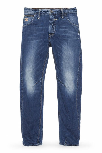 Mens UK Size 29 G-Star Relaxed Fit Tapered Blue Jeans