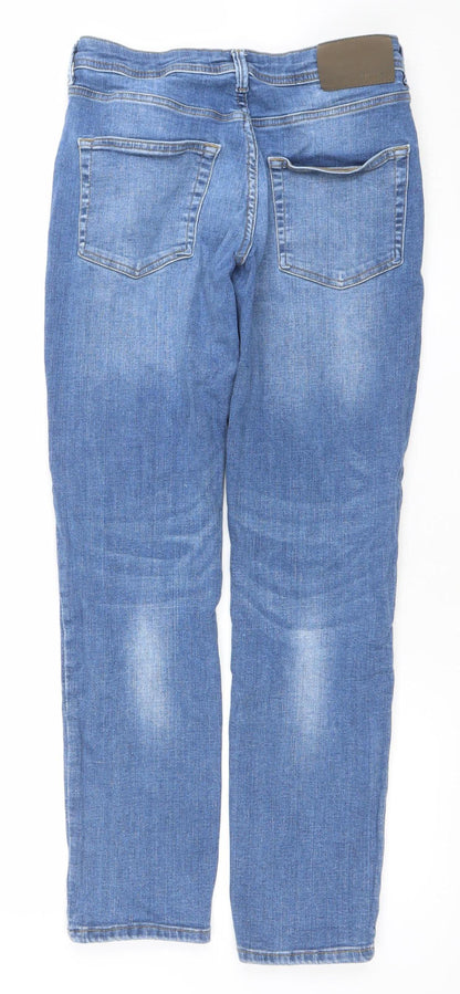 Mens UK Size M Denim Co Regular Fit Straight Blue Jeans