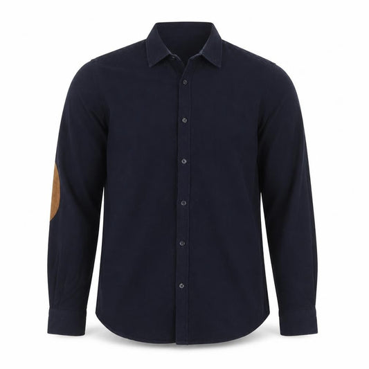 Zara Man Men's Blue Slim Fit Cotton Button-Up Shirt Medium