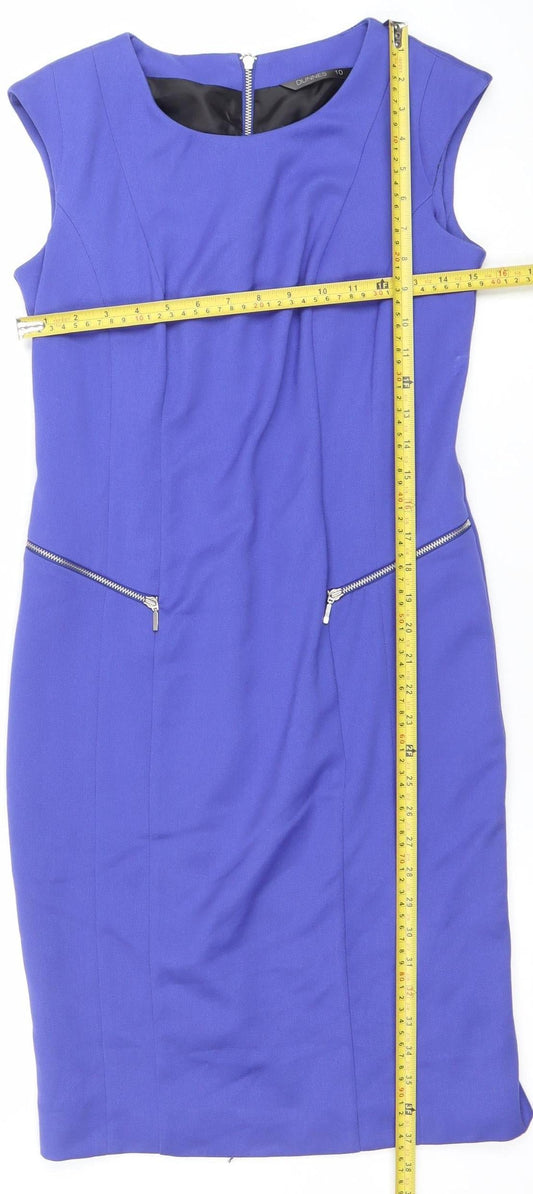 Womens UK Size 10 Dunnes Sheath Dress