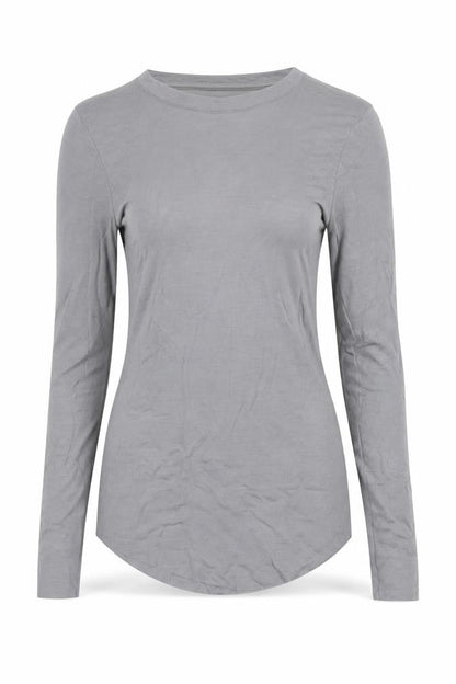 Womens UK Size 10 Savida Grey Basic T-Shirt