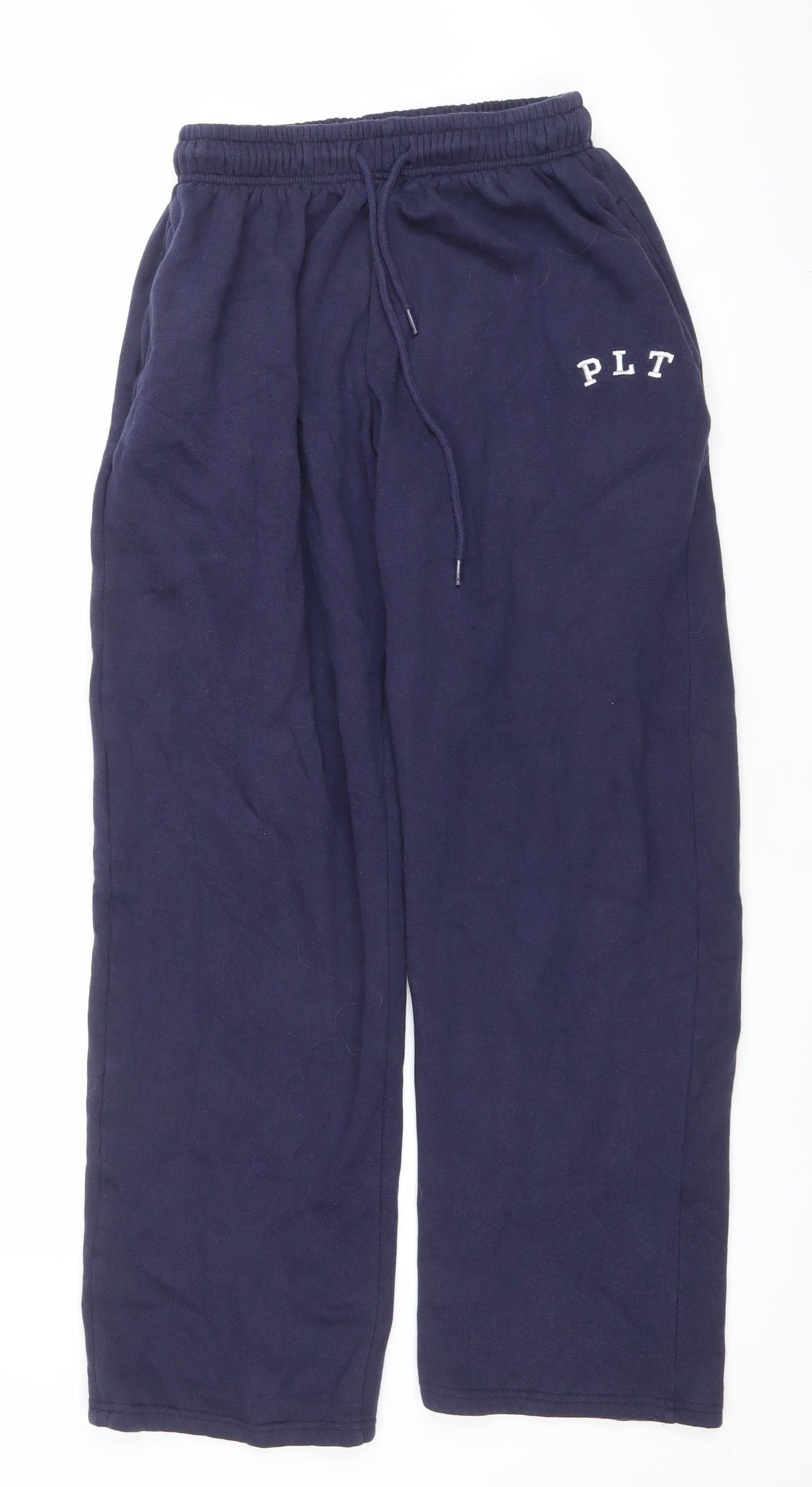 Womens UK Size S PRETTYLITTLETHING Relaxed Fit Jogger Blue Trousers
