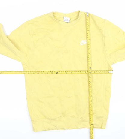 Womens UK Size XS Nike Yellow Pullover Sweatshirt