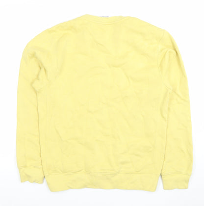 Womens UK Size XS Nike Yellow Pullover Sweatshirt