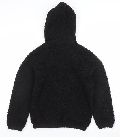 Girls UK Size L Champion Black Pullover Hoodie