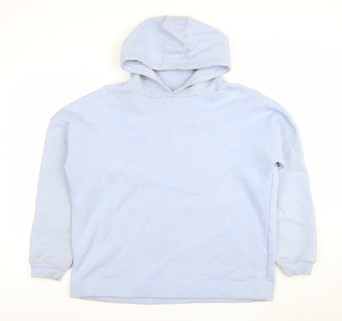 Womens UK Size M Gallery Blue Pullover Hoodie