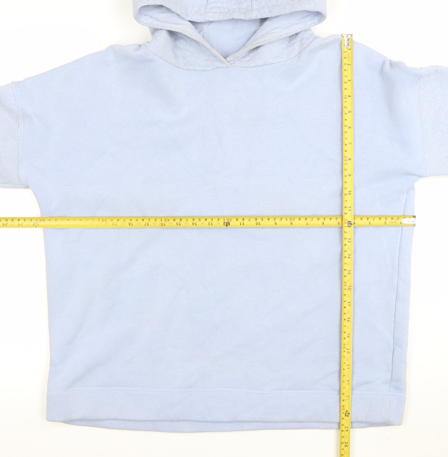 Womens UK Size M Gallery Blue Pullover Hoodie