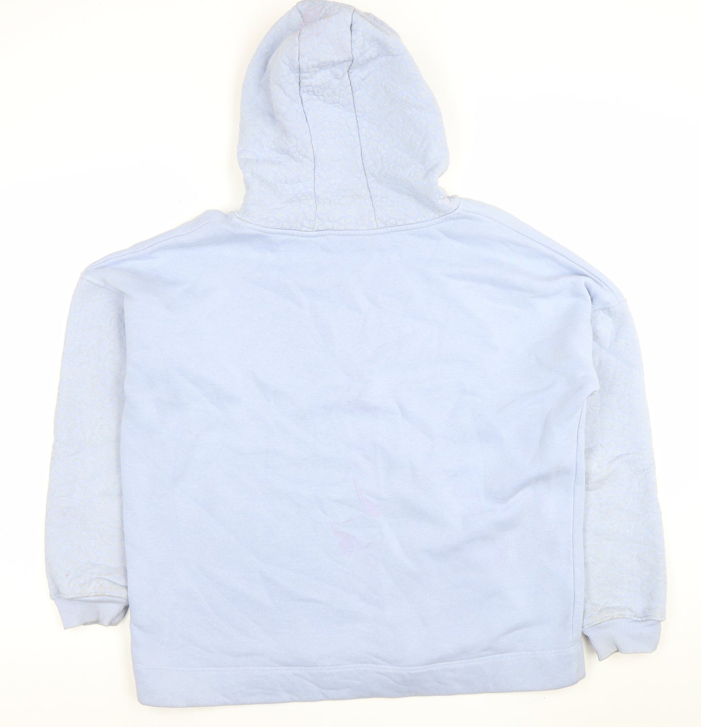 Womens UK Size M Gallery Blue Pullover Hoodie