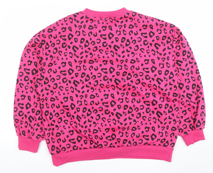 Womens UK Size M/L QED London Pink Pullover Sweatshirt