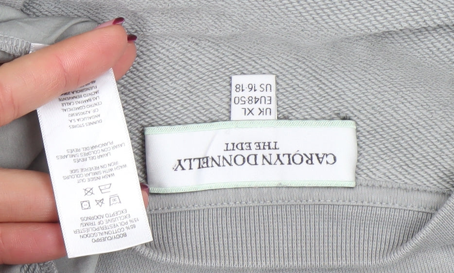 Womens UK Size XL Carolyn Donnelly The Edit Grey Pullover Sweatshirt