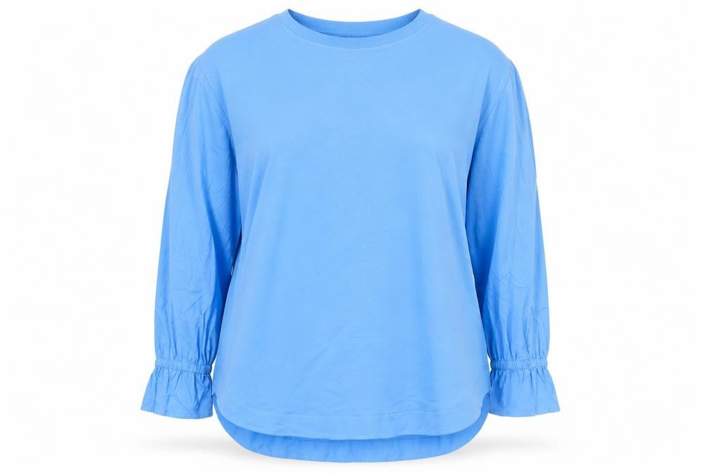 Womens UK Size XL Carolyn Donnelly The Edit Blue Jersey T-Shirt