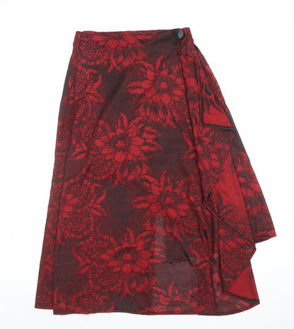 Womens UK Size S Zara Wrap Chiffon Skirt