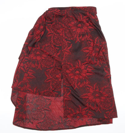 Womens UK Size S Zara Wrap Chiffon Skirt